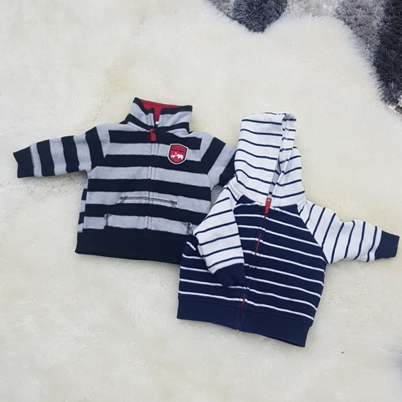 Carter's  and Gymboree Hooded shirts 0 to 3 months - Picture 7 of 7